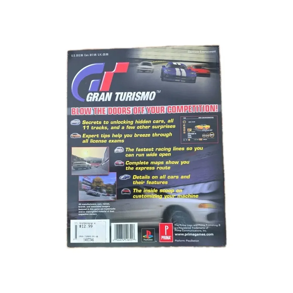 Gran Turismo Prima Official Strategy Guide PlayStation, Simon Hill